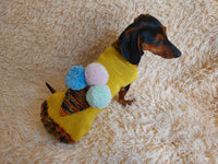 Pet clothing ice cream jumper, ice cream sweater for dogs dachshundknit