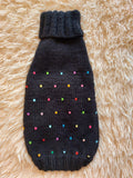 Pet Clothes Rainbow Beaded Jumper Dog Party Sweater Dog Photo Shoot Clothes dachshundknit