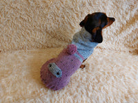 Pet Clothes Warm Alpaca Coat Knitted Vest Sweater Coat Dog Hoodie Clothing Hoody for Photo Props or Dog Gift dachshundknit