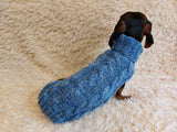 Warm winter sweater for small dogs, dog clothes, sweater for small dogs, clothes knitted sweater, knitted wool sweater for  small dog dachshundknit