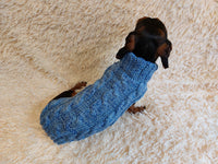 Warm winter sweater for small dogs, dog clothes, sweater for small dogs, clothes knitted sweater, knitted wool sweater for  small dog dachshundknit