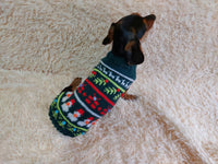 Christmas pet outfit, christmas jumper dog photoshoot,christmas gift for dog lover,dachshund christmas clothes