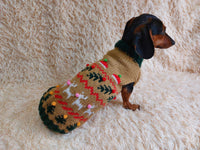 Christmas party pet outfit jumper,dog clothes christmas sweater,christmas gift for dog lovers knitted sweater.