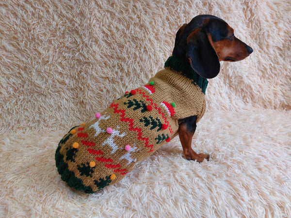 Christmas party pet outfit jumper,dog clothes christmas sweater