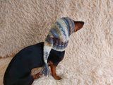 Winter Christmas Pompom Pet Hat,Dachshund Dog Clothes Photo Shoot Hat,Dog Lover Gift