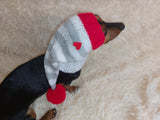 Outfit elf hat for dog, christmas outfit for dog, dachshund christmas outfit, christmas elf hat for dogs, christmas dog clothes