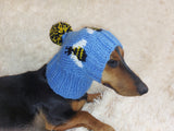 Pet clothes bee hat, bee hat for dogs, halloween bee hat for dachshund dog