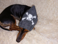 Halloween Pet Outfit Pirate Clothing Skull and Bones Hat,Skull and Bones Dog Hat