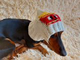 Original pet hat with french fries, dog hat food french fries