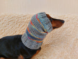 Snood scarf wool for dog handmade, Knitted Warm Wool Pet Snood Scarf, Dog Snood Scarf Clothes, Christmas dog, Winter Dog Accessories