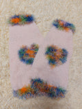 Valentine's day dog clothes with heart, dog jumper with rainbow heart