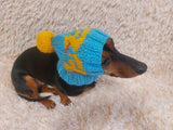 Duck clothes hat for dachshund or small dog