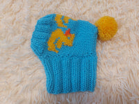 Duck clothes hat for dachshund or small dog