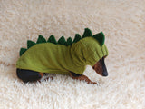 Dog dinosaur knitted clothes sweater, dinosaur sweater for dogs, original dog clothes dinosaur sweater
