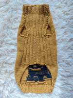 Knitted sweater with a dog for dachshunds or small dogs,Knitted clothes for dogs jumper with a dog