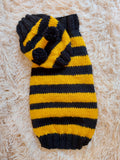 Bee Costume for Pet - Halloween Costume Sweater and Hat - Bee Dachshund Bee Set for Dog Photo Shoot - Dog Halloween Costume for Small Dog