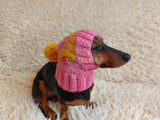 Duck clothes hat for dachshund or small dog