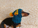 Duck clothes hat for dachshund or small dog