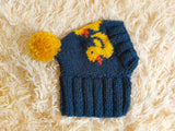 Duck clothes hat for dachshund or small dog