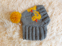 Duck clothes hat for dachshund or small dog