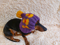 Duck clothes hat for dachshund or small dog