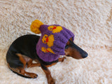 Duck clothes hat for dachshund or small dog