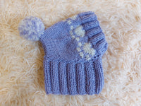 Paws clothes hat for dachshund or small dog,hat print paws with pom pom for dog,clothes with paws for dogs