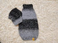 Mohair Dog Sweater and Hat Set: Warm Winter Dachshund Suit