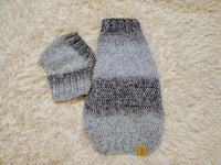 Mohair Dog Sweater and Hat Set: Warm Winter Dachshund Suit