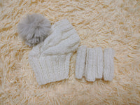 Alpaca Wool Dog Leggings and Hat Set
