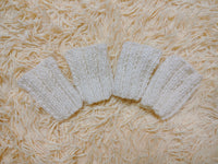 Alpaca Wool Dog Leg Warmers: Set of 4 Pet Gaiters