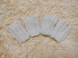 Alpaca Wool Dog Leg Warmers: Set of 4 Pet Gaiters