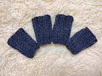 Alpaca Wool Dog Leg Warmers: Set of 4 Pet Gaiters