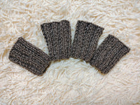 Alpaca Wool Dog Leg Warmers: Set of 4 Pet Gaiters