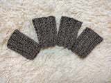 Alpaca Wool Dog Leg Warmers: Set of 4 Pet Gaiters