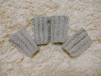 Alpaca Wool Dog Leg Warmers: Set of 4 Pet Gaiters