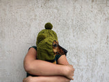 Mother & Dog Matching Knit Hat Snood Set