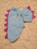 Dachshund Halloween Dinosaur Outfit Costume Sweater and Hat