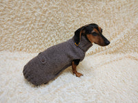 Winter wool coat for dog warm sweater for dachshund