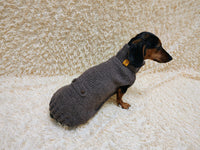 Winter wool coat for dog warm sweater for dachshund