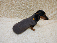 Winter wool coat for dog warm sweater for dachshund
