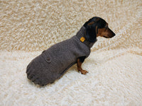 Winter wool coat for dog warm sweater for dachshund