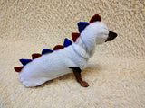 Patriotic Dinosaur Outfit Sweater and Hat Set for Dogs