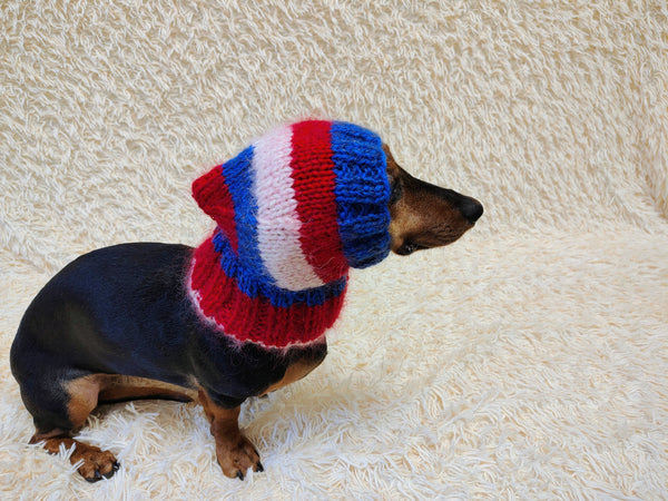 Mohair Wool Super Warm Winter Dog Hat, Hat dog warm winter with pompom