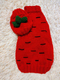 Carrot Dog Costume Sweater and Hat Set