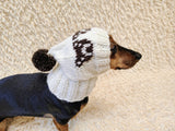 Hat with bears for dog-Warm Winter Dog Hat