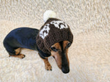 Hat with bears for dog-Warm Winter Dog Hat