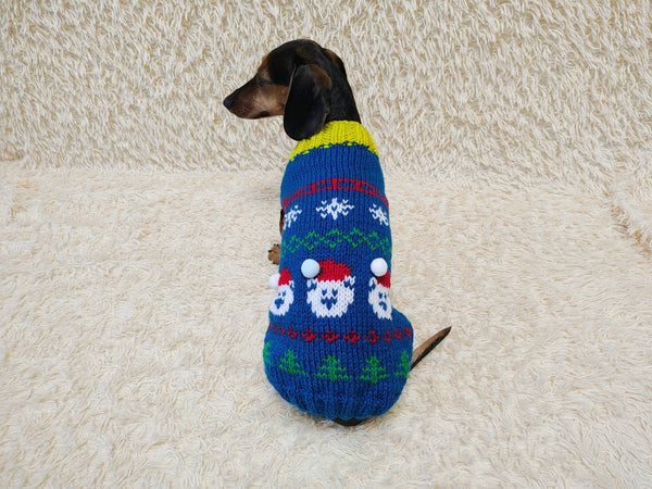 Christmas sweater for dogs dachshundknit Christmas sweater for dogs dachshundknit