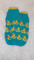 Dog clothes jumper with ducks