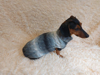 Knitted Melange Wool Pet Jumper Dog Clothes Sweater With Braid, jumper for small dogs, clothes sweater for dogs